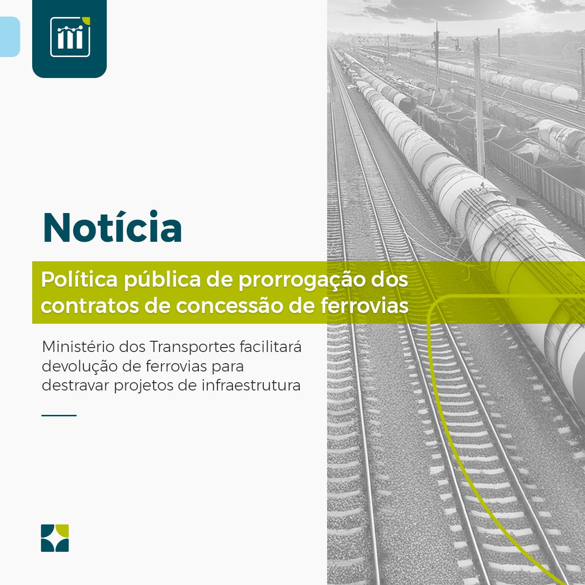 Política pública de prorrogação dos contratos de concessão de ferrovias