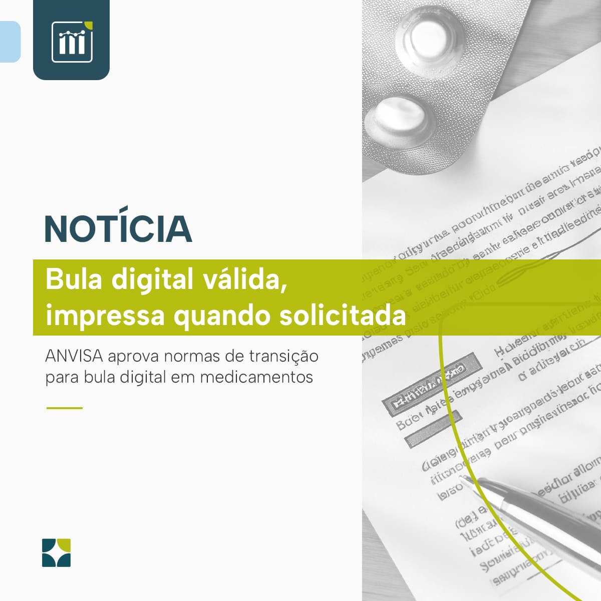 Bula digital válida, impressa quando solicitada