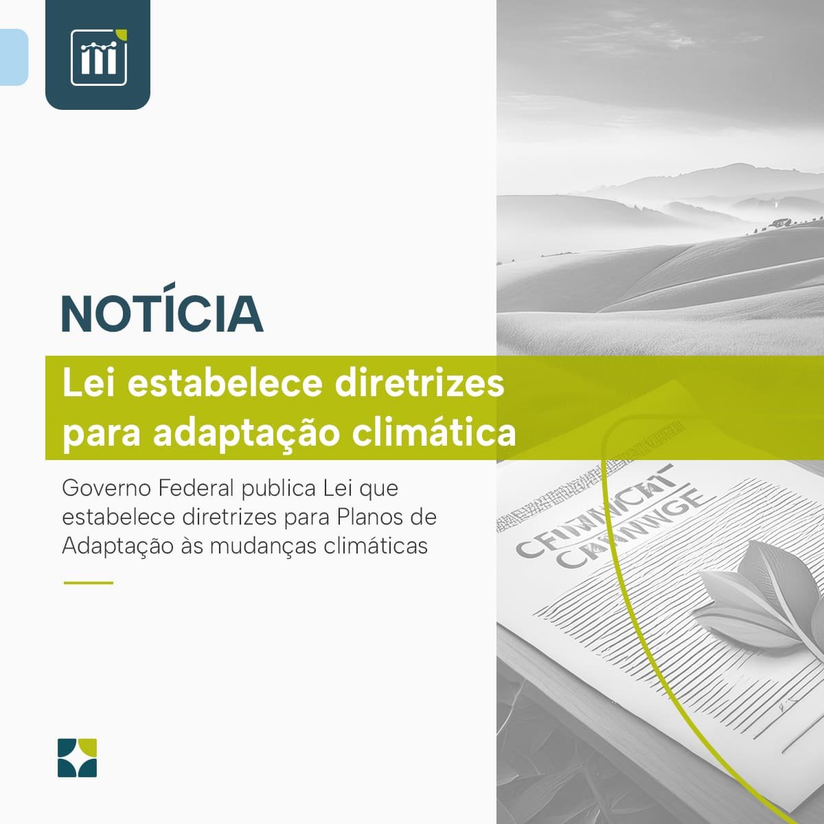 Lei estabelece diretrizes para adaptação climática