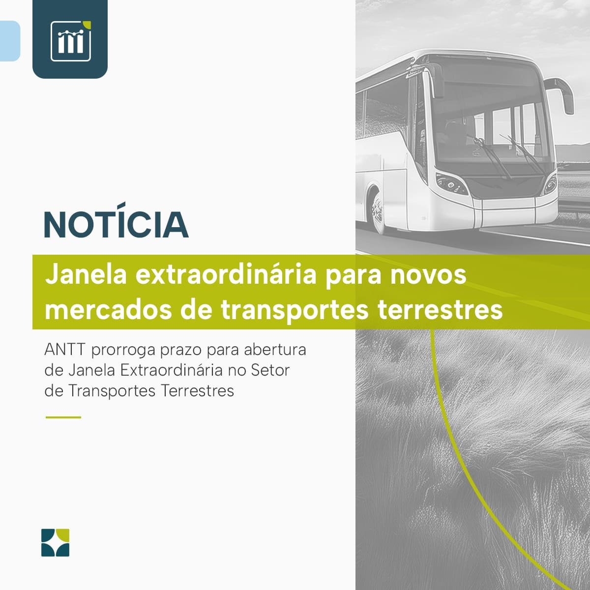 Janela extraordinária para novos mercados de transportes terrestres