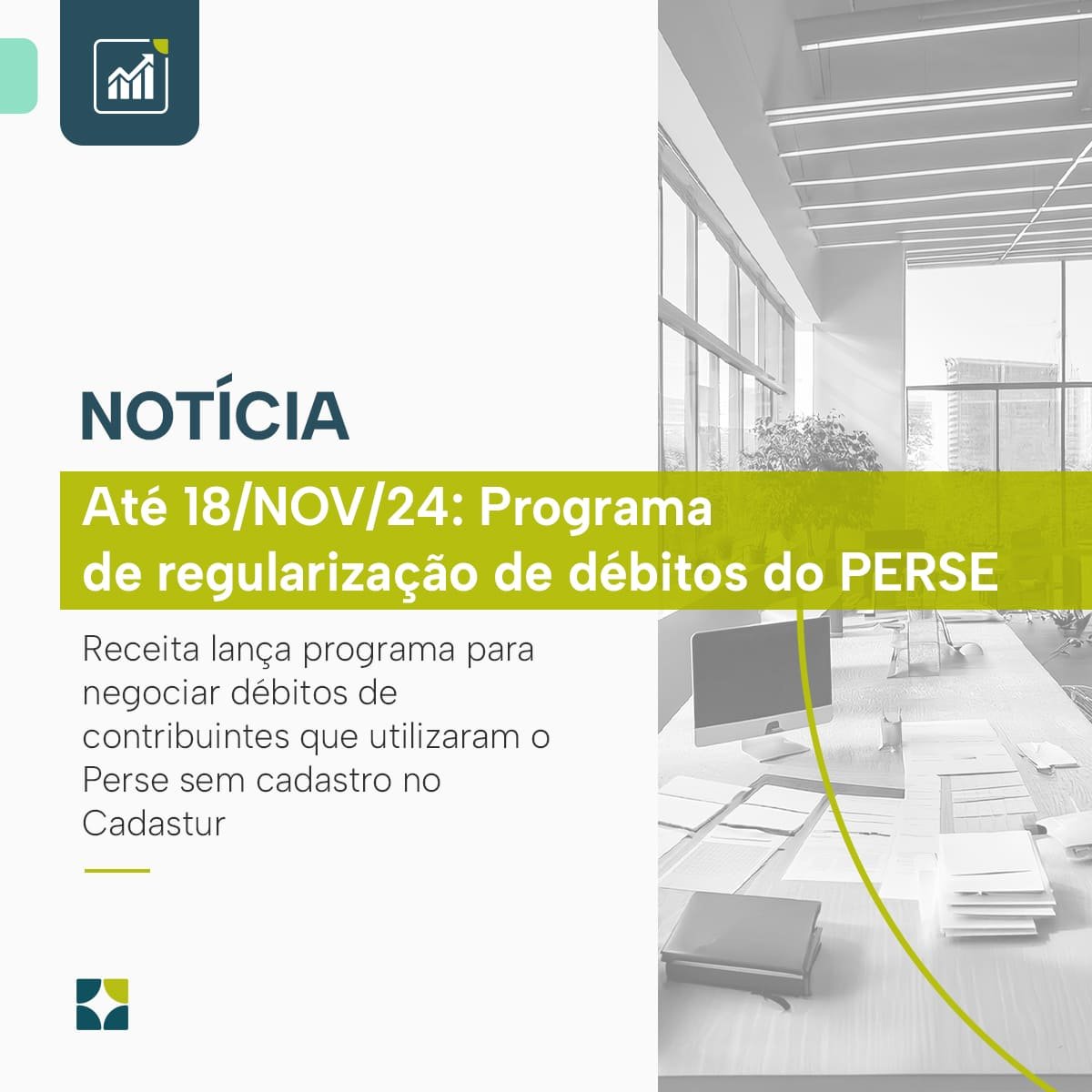 Programa de regularização de débitos do PERSE