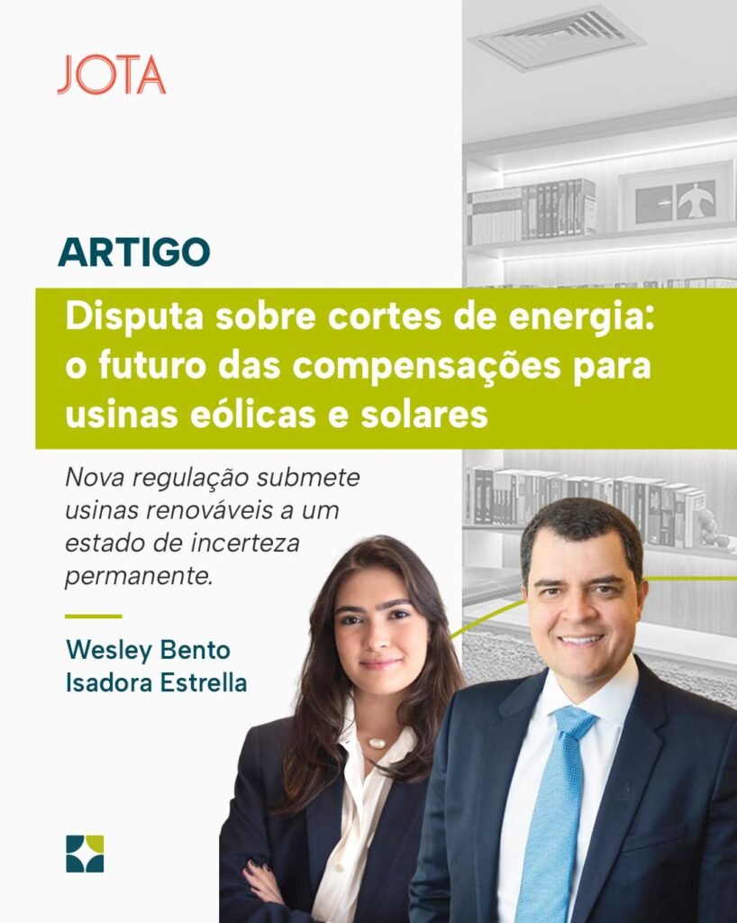 Disputa sobre cortes de energia: o futuro das compensações para usinas eólicas e solares